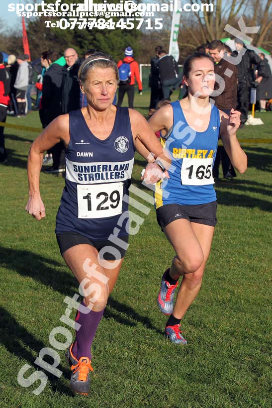 Senior womens 2020 Birtley Cross Country Relay, County Durham.  Photo: David T. Hewitson/Sports for All Pics